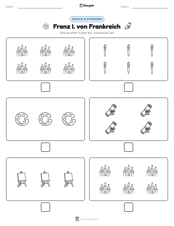 Zählen & Schreiben