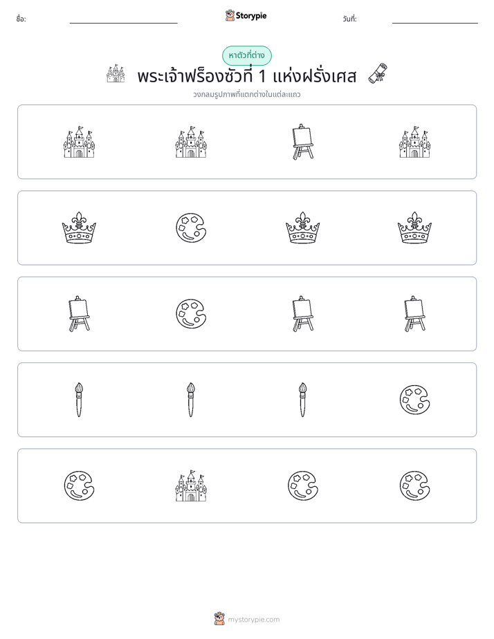 ตัวที่แตกต่าง