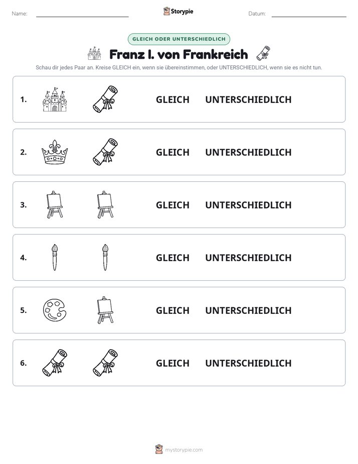 Gleich oder Anders