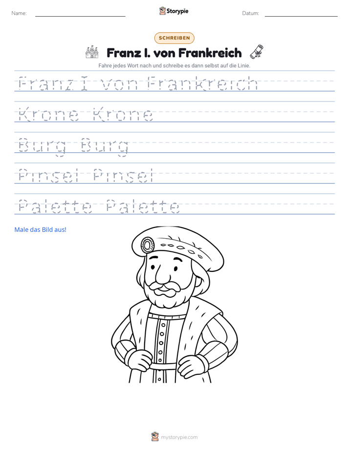 Schreibübung