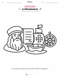 Aperçu de la feuille de travail imprimable Renaissance