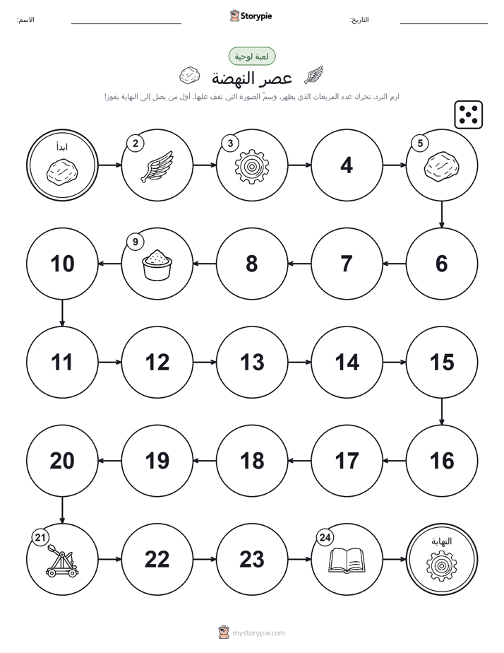 لعبة لف و تحرك