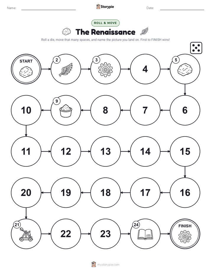 Roll & Move Game