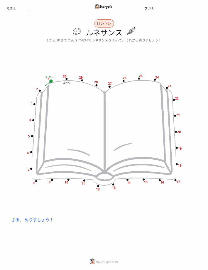 点つなぎ