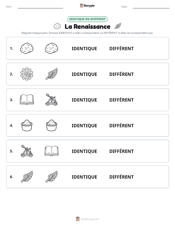 Identique ou Différent