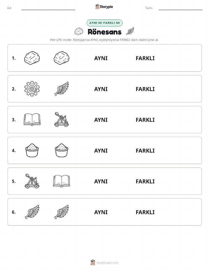 Aynı mı Farklı mı