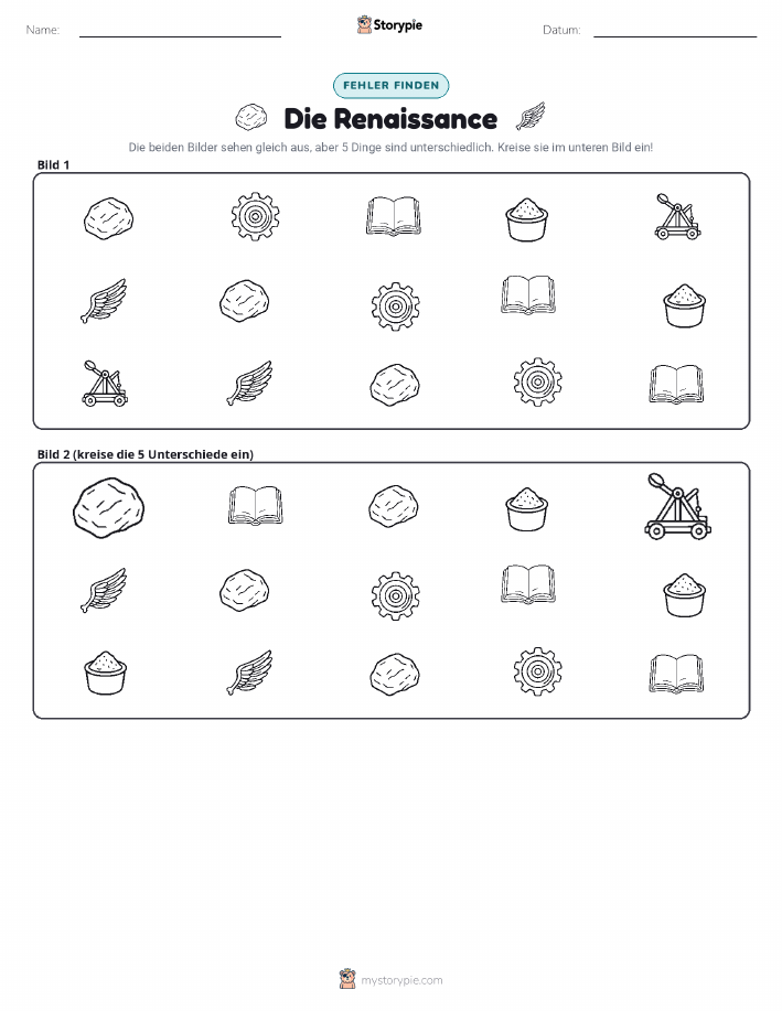 Finde den Unterschied