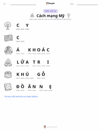 Xem trước tài liệu in sẵn Cách mạng Mỹ