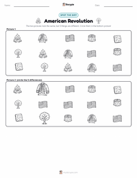American Revolution printable worksheet preview