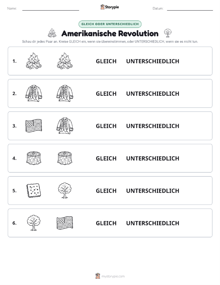 Gleich oder Anders