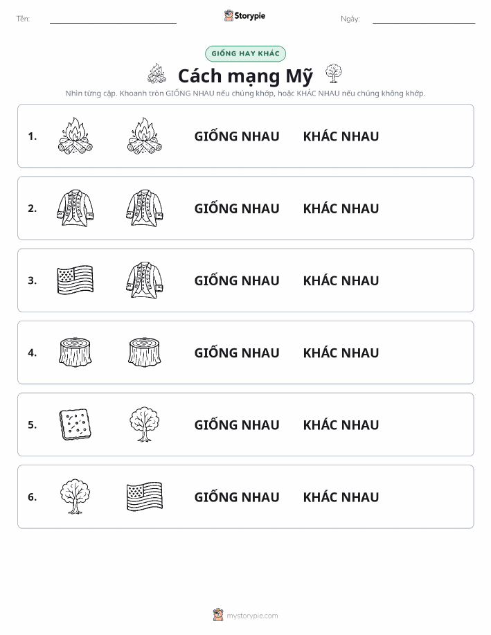 Giống Hay Khác