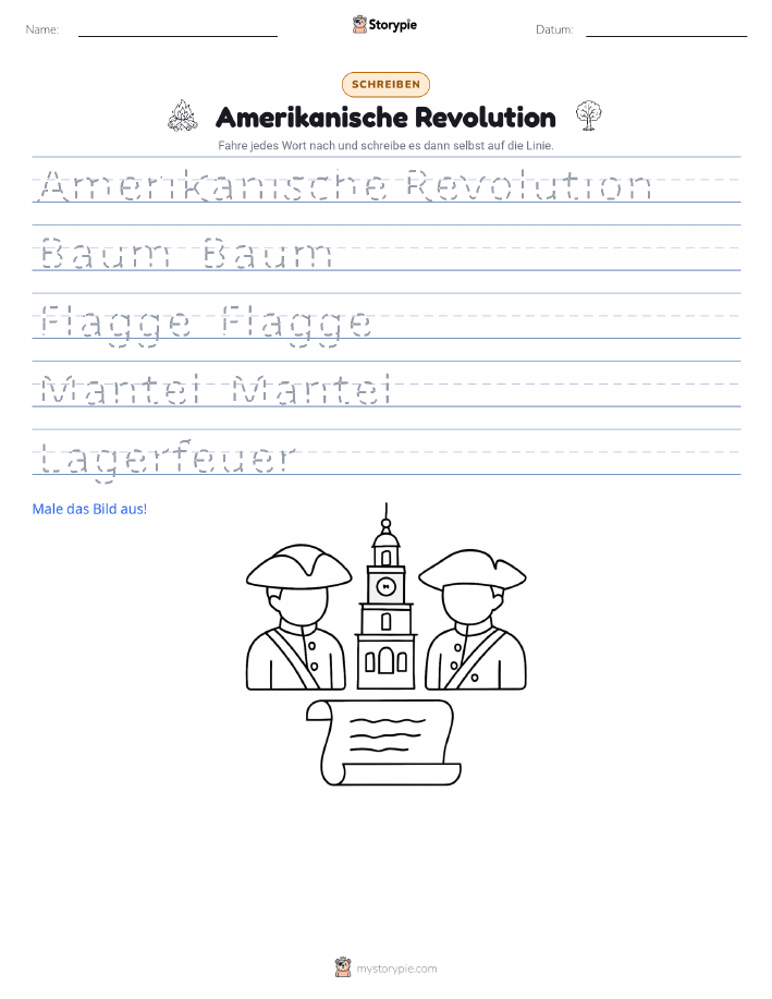 Schreibübung