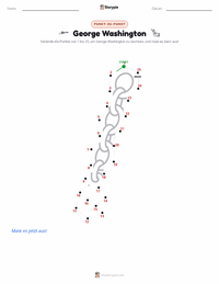 George Washington druckbare Arbeitsblatt Vorschau