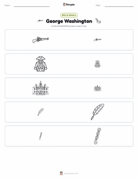 George Washington printable worksheet preview