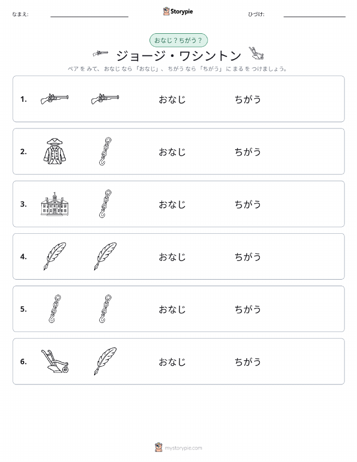 同じか違うか