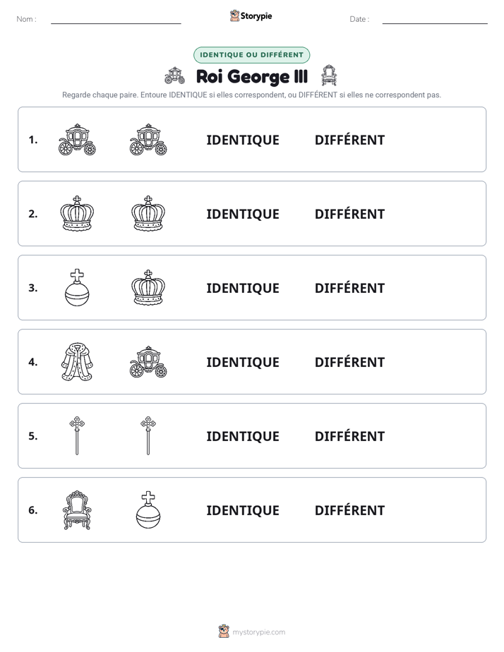 Identique ou Différent