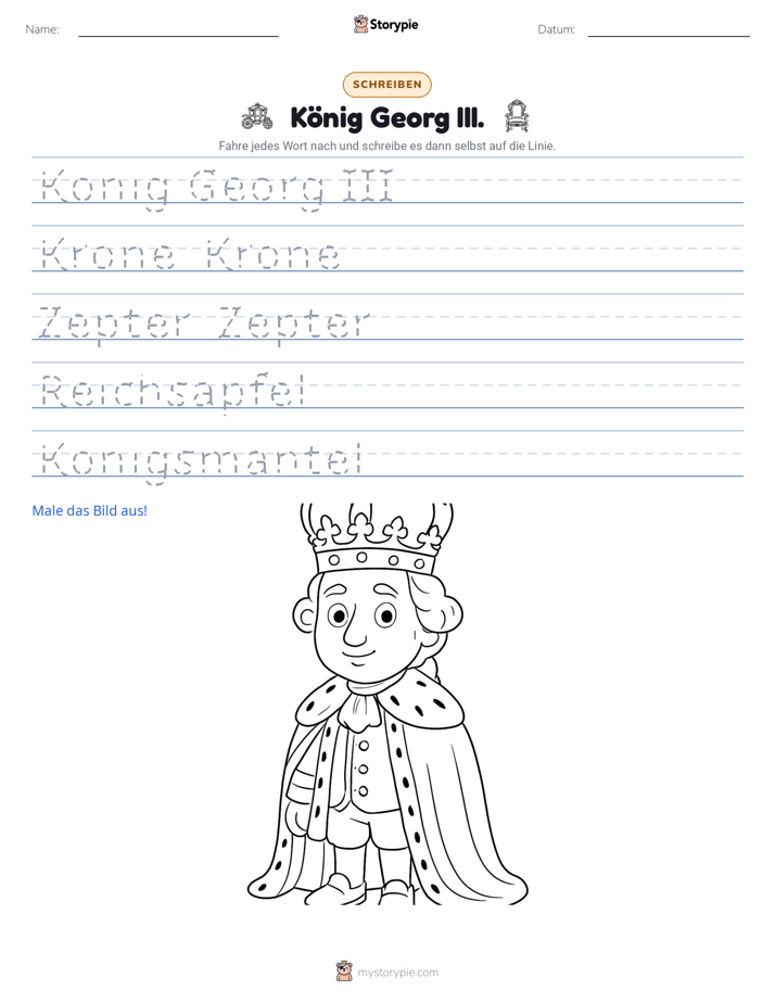 Schreibübung