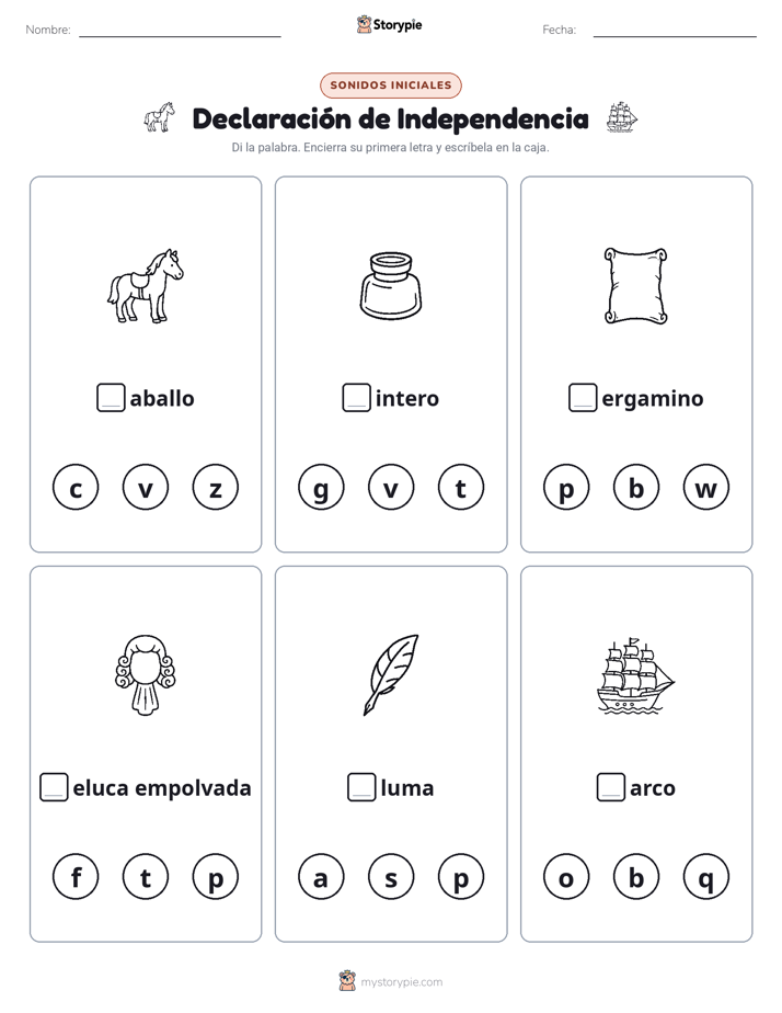 Sonidos Iniciales