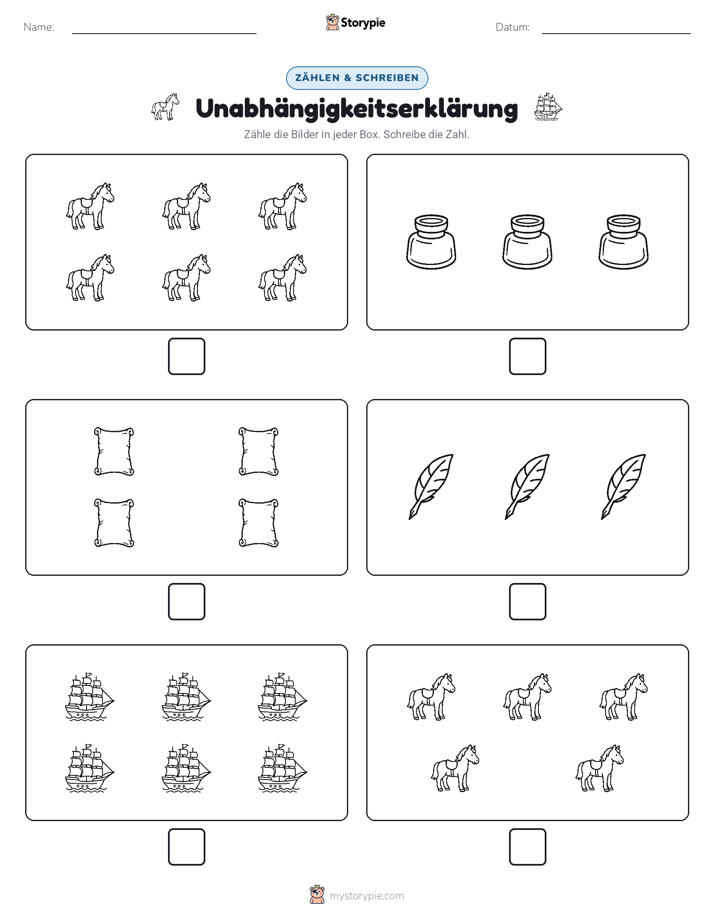Zählen & Schreiben
