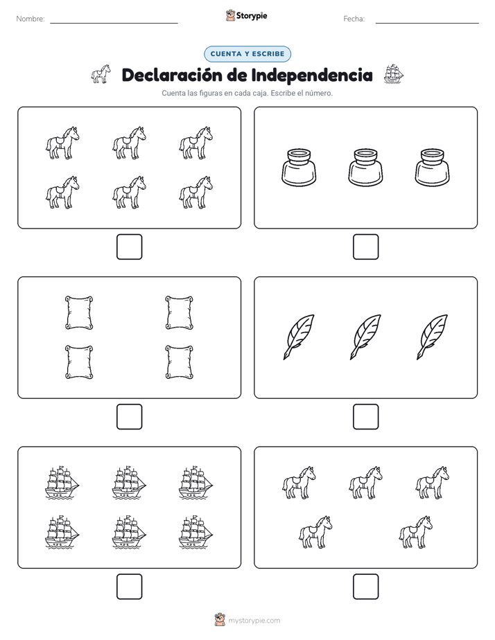 Cuenta y Escribe