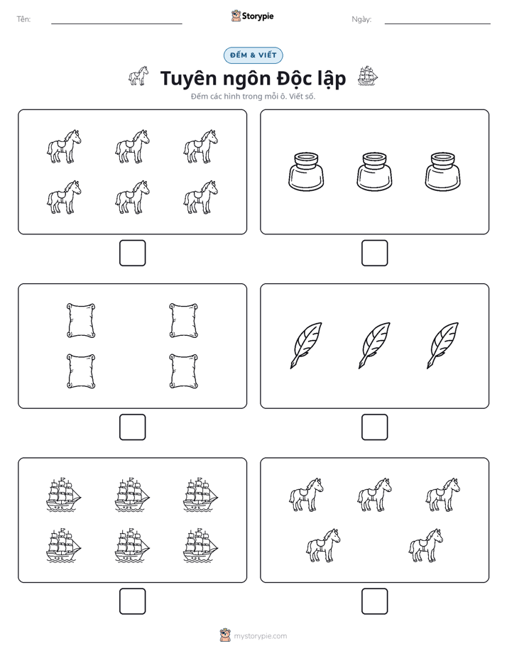 Đếm & Viết