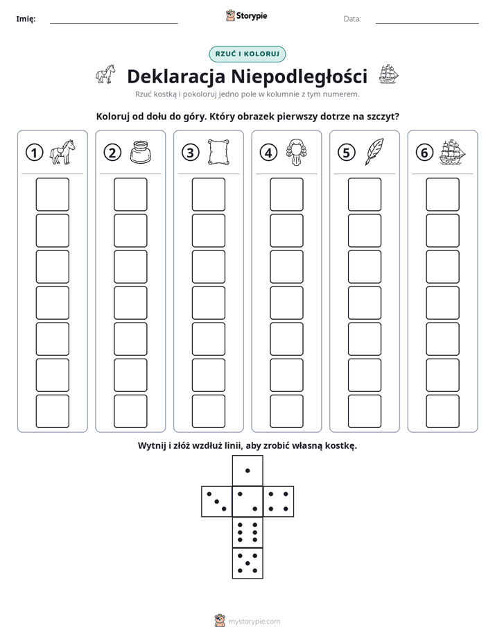 Rzuć i koloruj