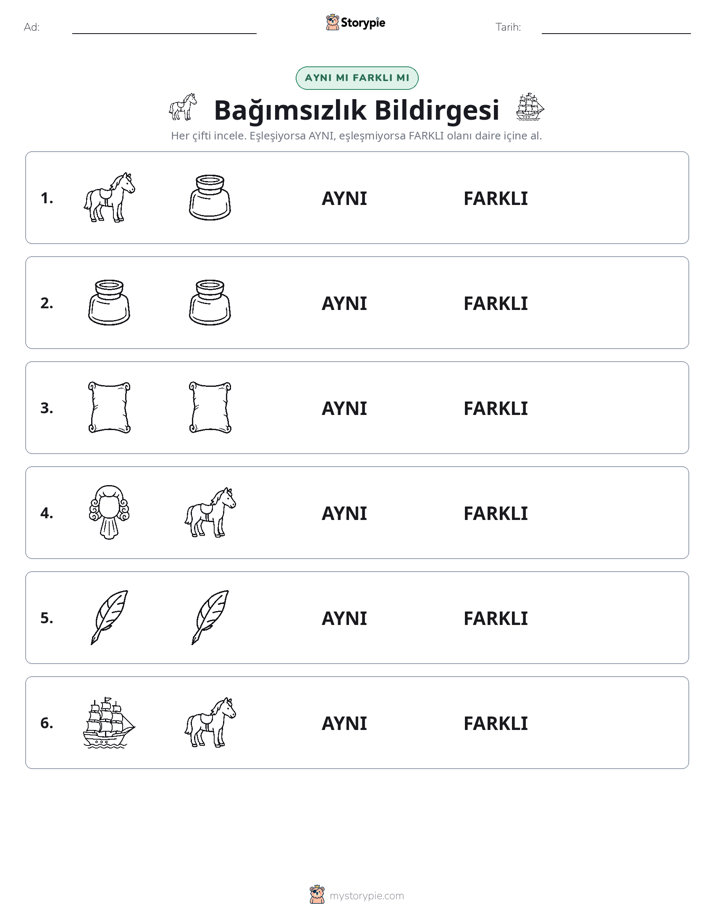 Aynı mı Farklı mı