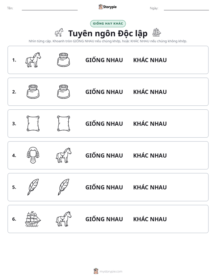 Giống Hay Khác