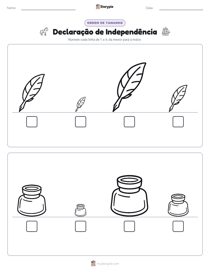 Ordem de Tamanho