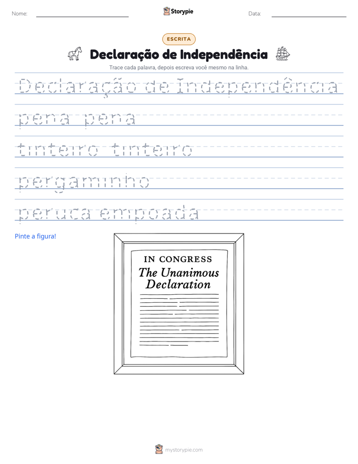 Prática de Escrita