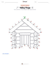Anteprima della scheda stampabile di Valley Forge