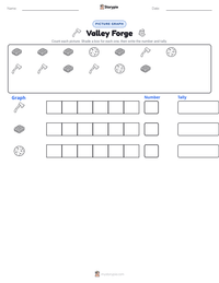 Valley Forge printable worksheet preview