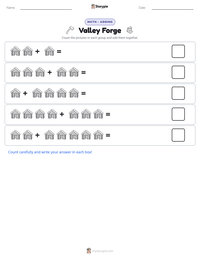 Valley Forge printable worksheet preview