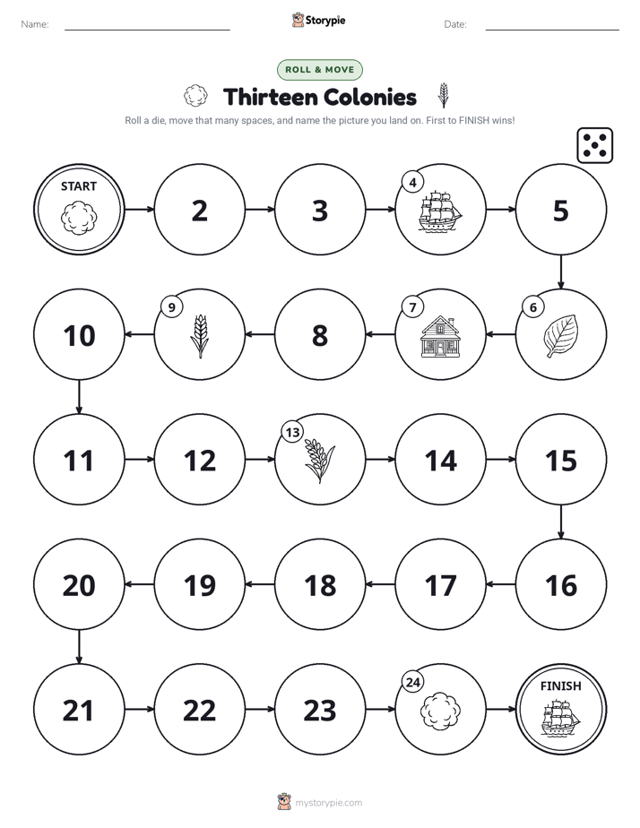 Roll & Move Game