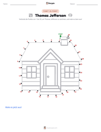 Thomas Jefferson druckbare Arbeitsblatt Vorschau