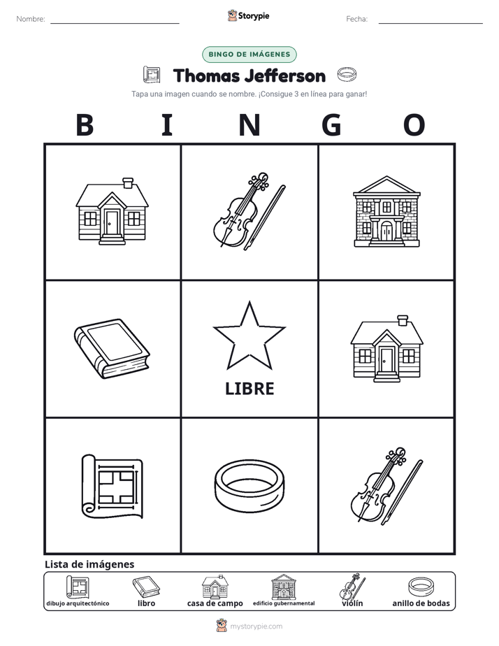 Bingo de Imágenes