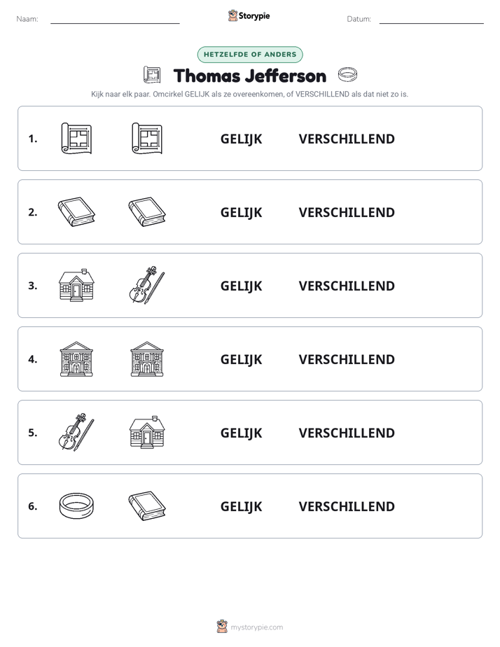 Zelfde of Verschillend