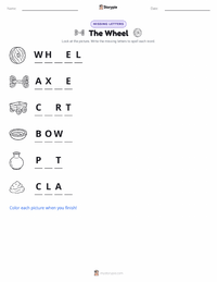 The Wheel printable worksheet preview