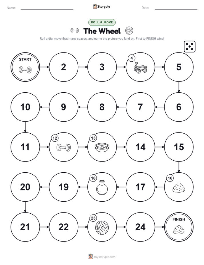 Roll & Move Game