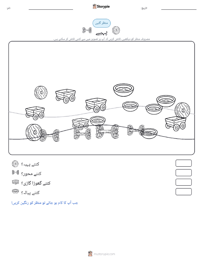 گنتی کا منظر