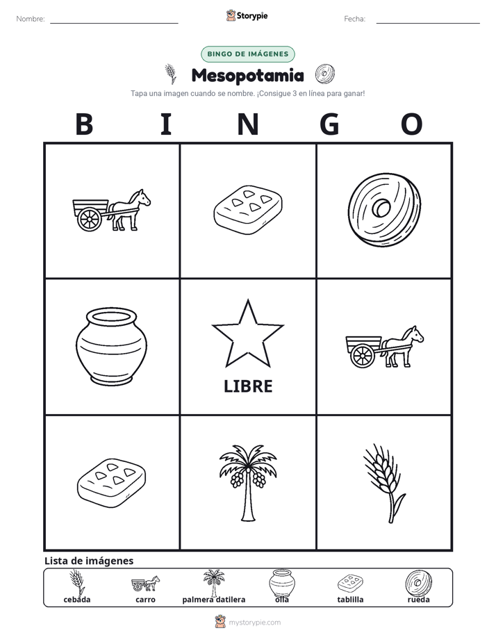 Bingo de Imágenes
