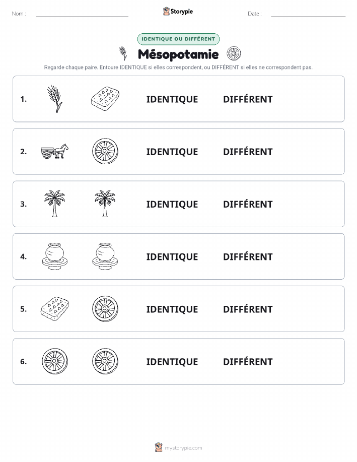 Identique ou Différent