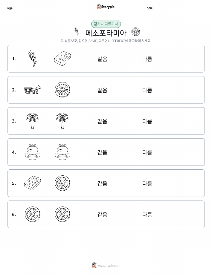 같은 것 또는 다른 것