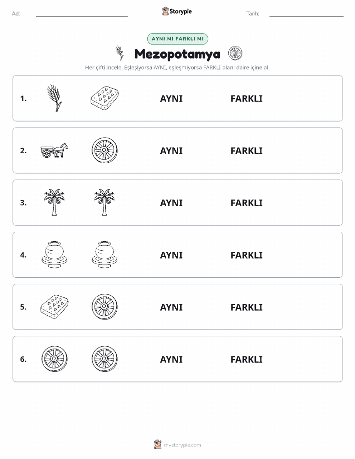 Aynı mı Farklı mı