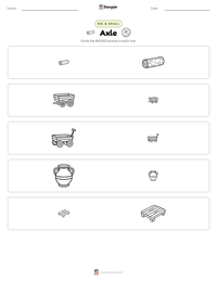 Axle printable worksheet preview