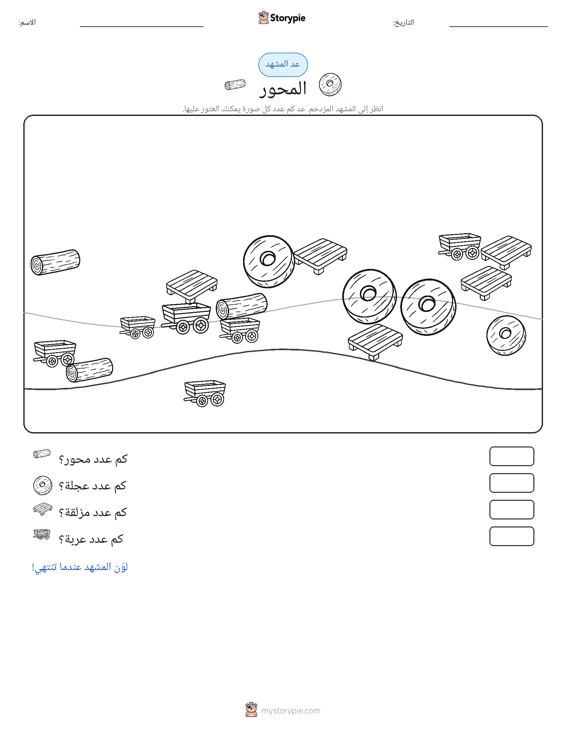 مشهد العد