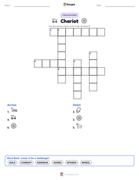Chariot printable worksheet preview