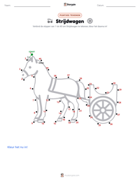 Strijdwagen afdrukbare werkblad voorbeeld