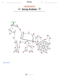 Savaş Arabası yazdırılabilir çalışma sayfası önizlemesi