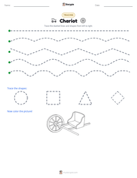 Chariot printable worksheet preview